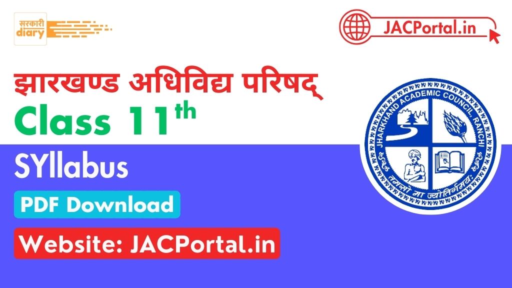 JAC Class 11th Syllabus 2025 [PDF Download]